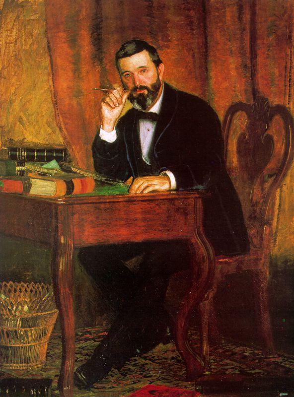 Thomas Eakins Dr Horatio Wood oil painting image